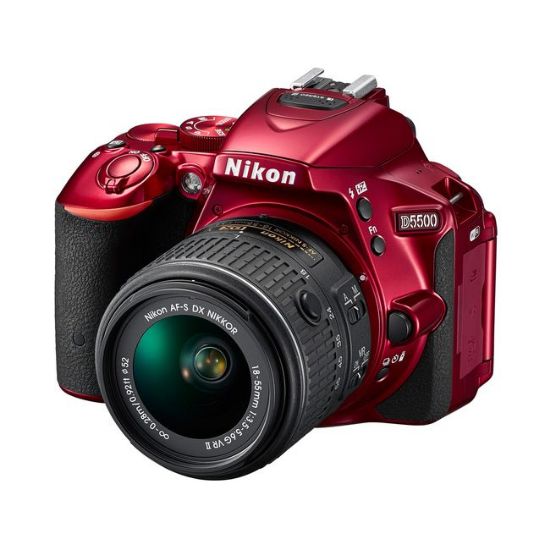 Nikon D5500 DSLR - Kırmızı resmi